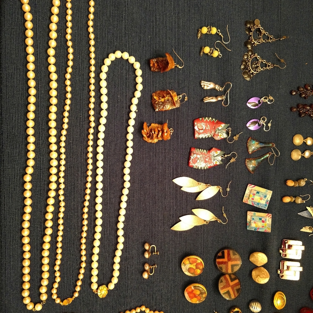 Vintage, costume, artsy, fine jewelry lot